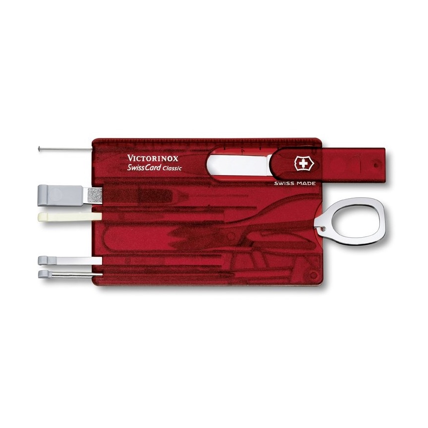 Victorinox - Conjunto multifunções 10 funções vermelho