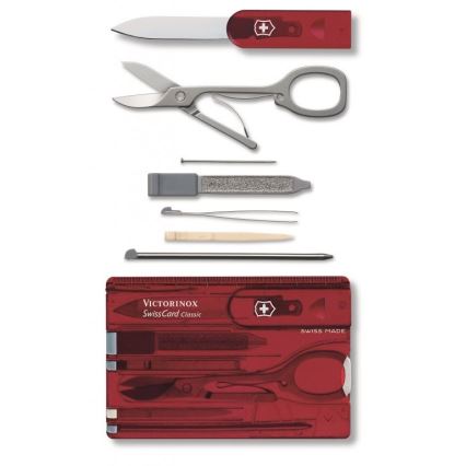 Victorinox - Conjunto multifunções 10 funções vermelho