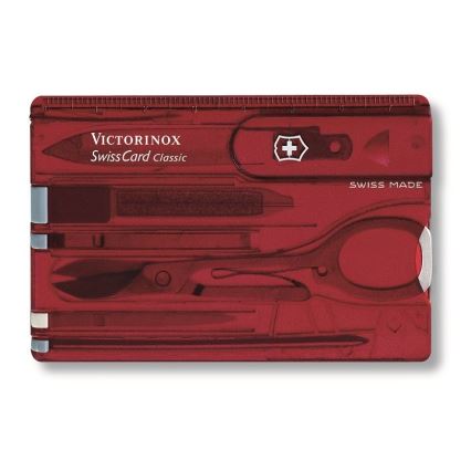 Victorinox - Conjunto multifunções 10 funções vermelho