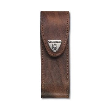 Victorinox - Estojo de couro para canivete 11,1 cm castanho