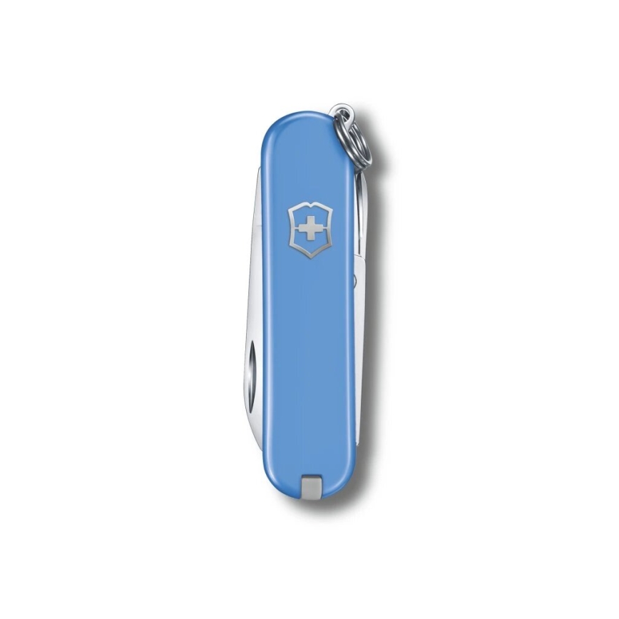 Victorinox - Faca de bolso multifuncional CLASSIC SD 5,8 cm/7 funções azul claro