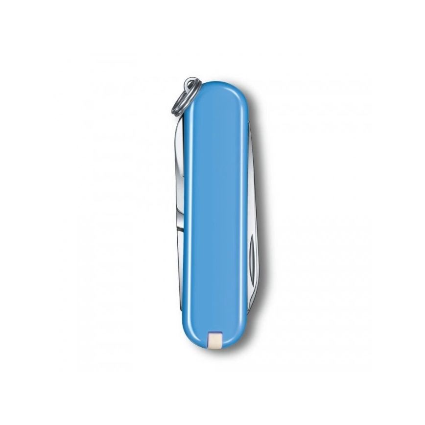 Victorinox - Faca de bolso multifuncional CLASSIC SD 5,8 cm/7 funções azul claro