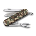 Victorinox - Faca de bolso multifuncional CLASSIC SD 5,8 cm/7 funções camoflagem