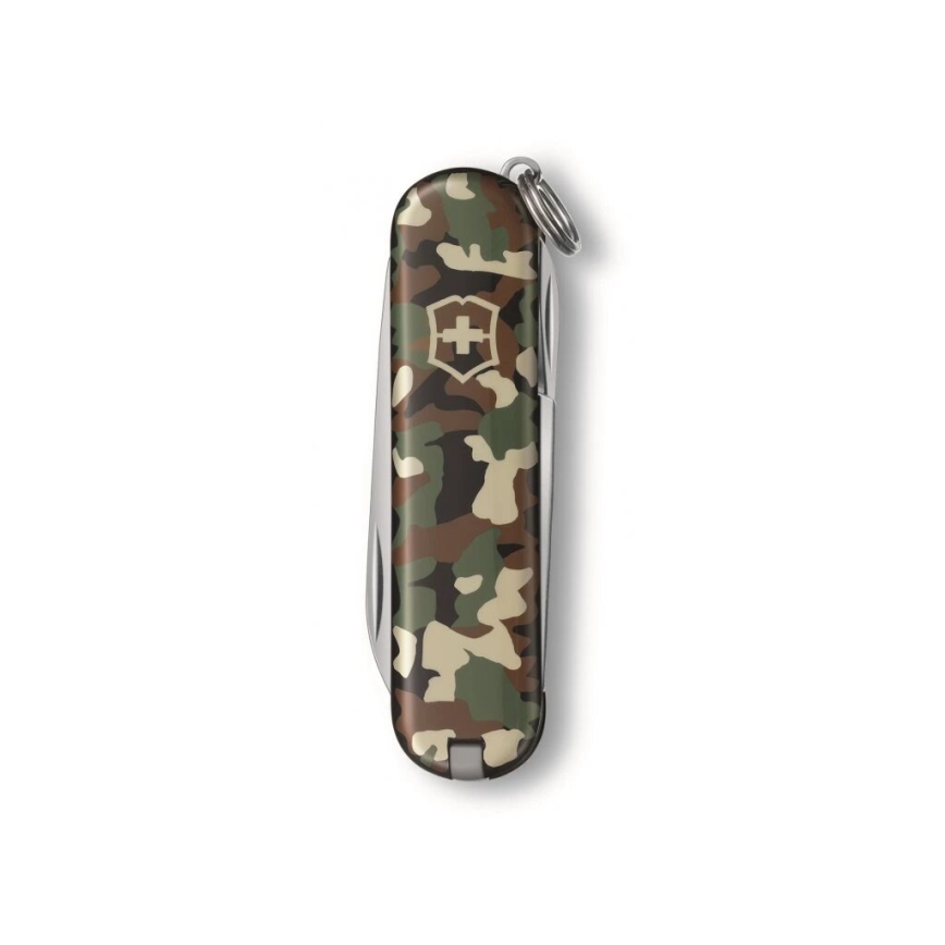 Victorinox - Faca de bolso multifuncional CLASSIC SD 5,8 cm/7 funções camoflagem