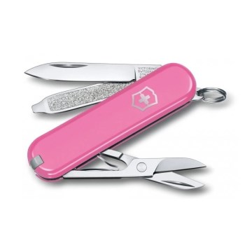 Victorinox - Faca de bolso multifuncional CLASSIC SD 5,8 cm/7 funções rosa