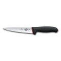 Victorinox - Faca de cozinha para carne DUAL GRIP 16 cm preta