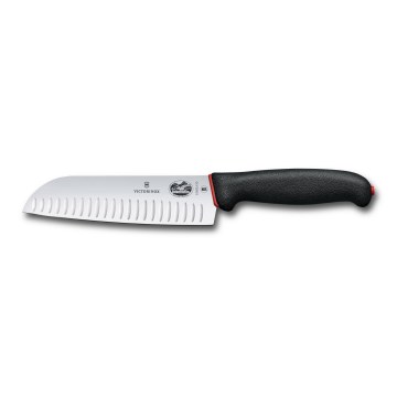 Victorinox - Faca de cozinha Santoku DUAL GRIP 17 cm preta