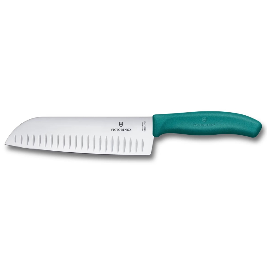 Victorinox - Faca de cozinha santoku SWISS CLASSIC 17 cm turquesa