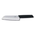 Victorinox - Faca de cozinha Santoku SWISS MODERN 17 cm preta