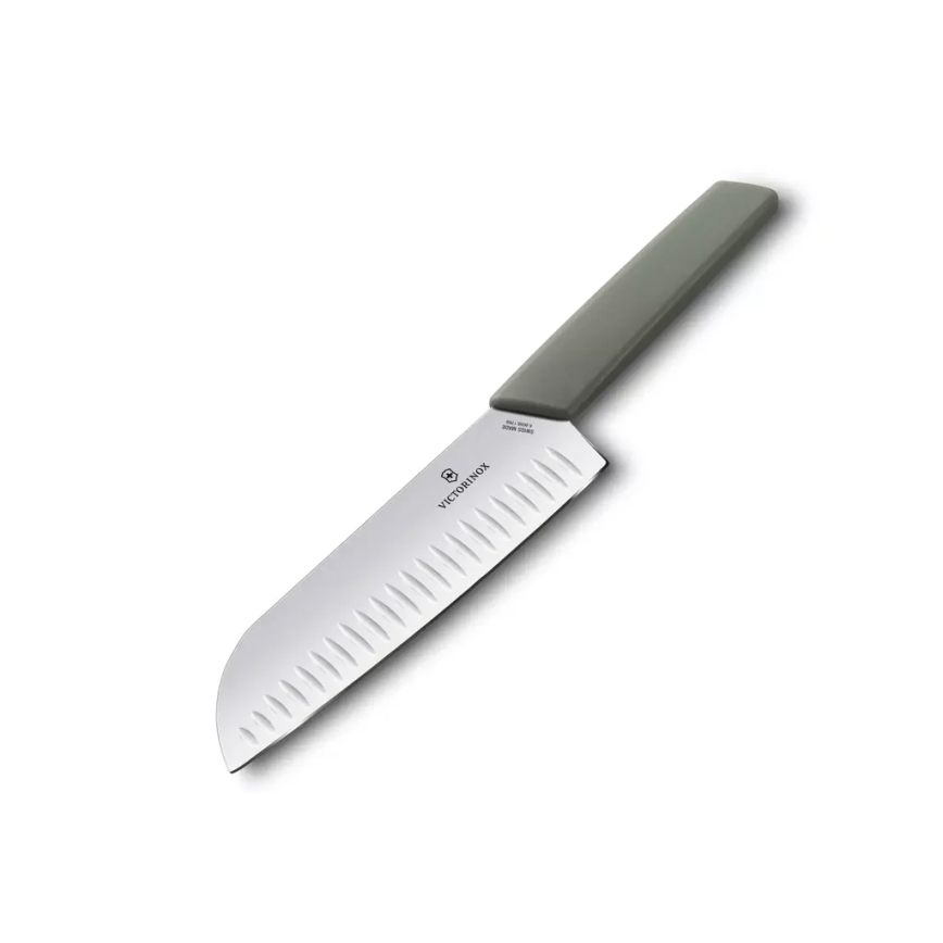 Victorinox - Faca de cozinha santoku SWISS MODERN 17 cm verde
