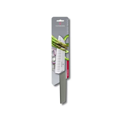Victorinox - Faca de cozinha santoku SWISS MODERN 17 cm verde