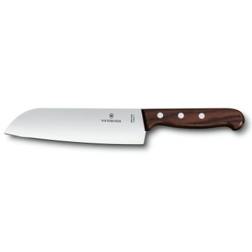 Victorinox - Faca de cozinha Santoku WOOD 17 cm bordo