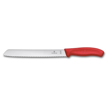 Victorinox - Faca de pão SWISS CLASSIC 21 cm vermelha