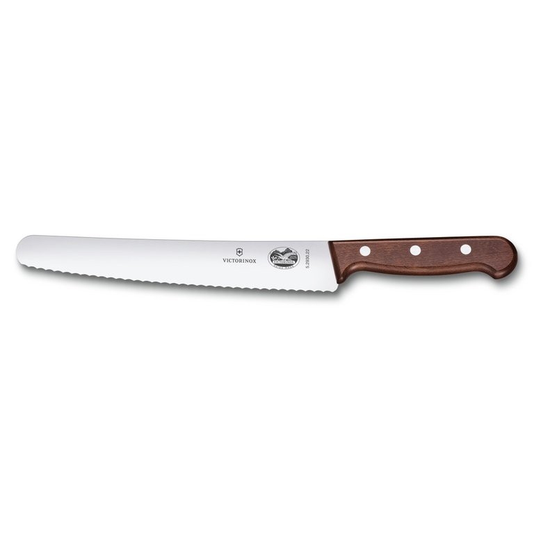Victorinox - Faca de pão WOOD 22 cm bordo