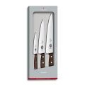 Victorinox - Jogo de 3 facas de cozinha WOOD em bordo