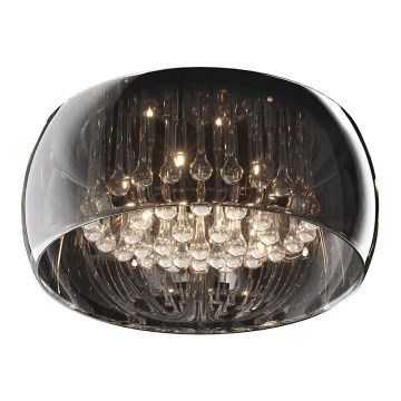 Vidro de reposição para lustre e luminária de teto G9 Ø 50 cm, cinza fumê
