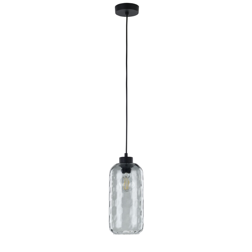 Vidro de reposição para lustre KARO E27 Ø 14 cm cinza fumê