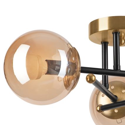 Vidro de reposição para lustre MALENA, MALIVA E14 bege fumado