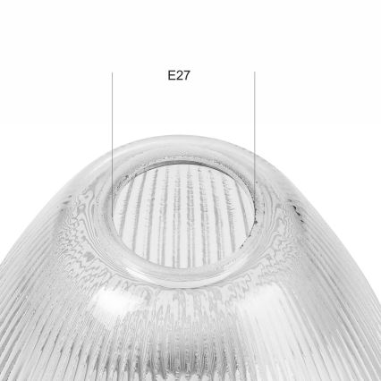Vidro de substituição para candeeiro NOEL E27 diâmetro 17,5 cm