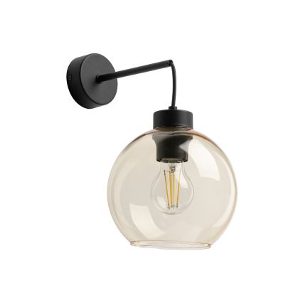 Vidro de reposição para aplique de parede e lustre CUBUS E27 Ø 18 fumê bege