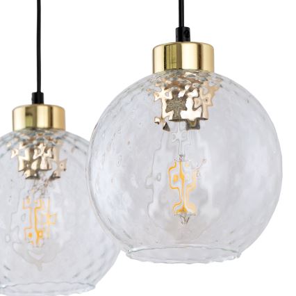 Vidro de substituição para aplique de parede e lustre DEVON, diâmetro 18 cm, transparente