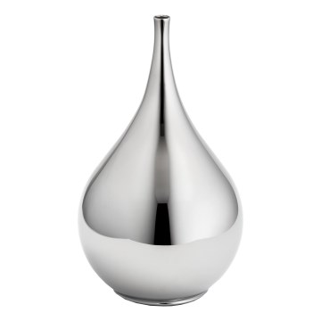 Vidro de substituição para candeeiro diâmetro 16,5 cm cromado brilhante