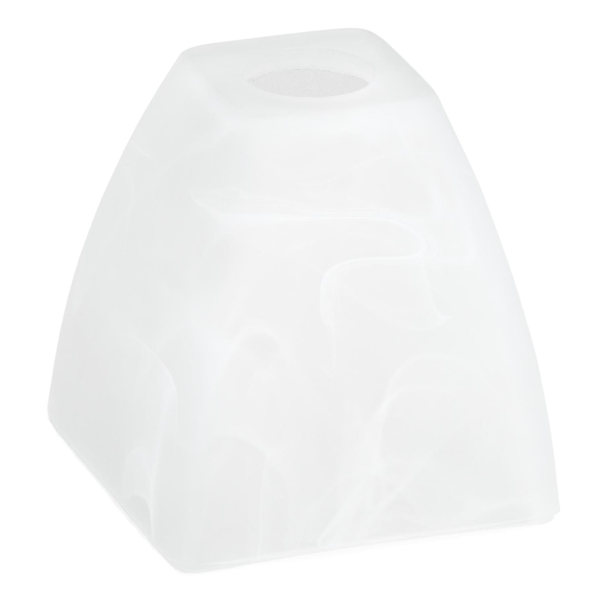 Vidro de substituição para candeeiro E14 10x13 cm branco