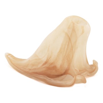 Vidro de substituição para candeeiro E14 11,5x18 cm bege