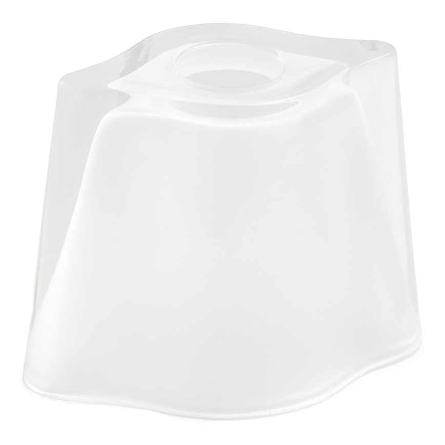 Vidro de substituição para candeeiro E14 9,5x12 cm branco