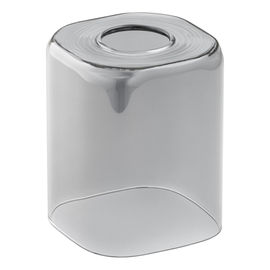 Vidro de substituição para candeeiro E27 11x9,5 cm cinzento