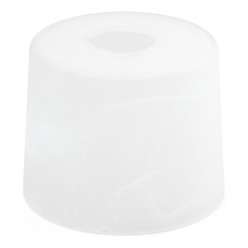 Vidro de substituição para candeeiro E27 diâmetro 13 cm branco