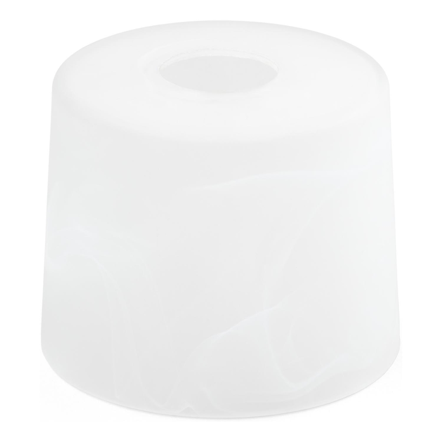 Vidro de substituição para candeeiro E27 diâmetro 13 cm branco
