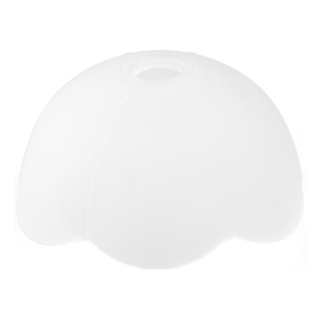 Vidro de substituição para candeeiro E27 diâmetro 18,4 cm branco