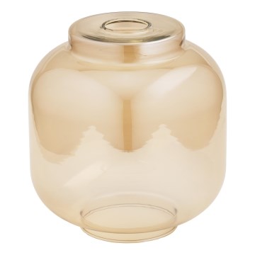 Vidro de substituição para candeeiro E27 diâmetro 20 cm bege