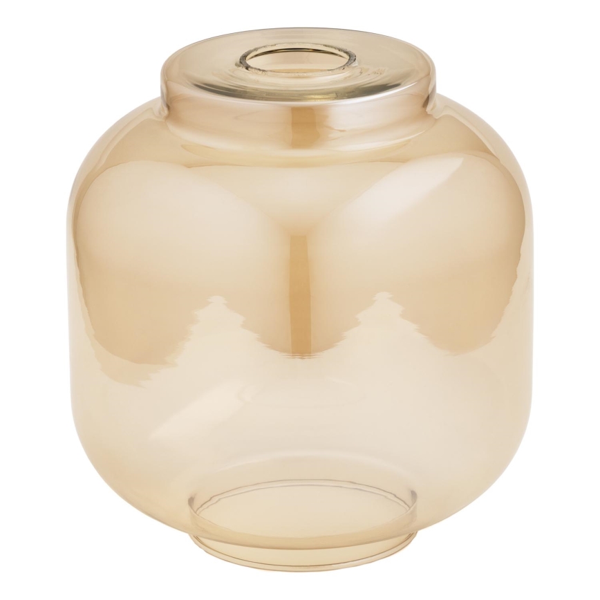 Vidro de substituição para candeeiro E27 diâmetro 20 cm bege