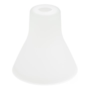 Vidro de substituição para candeeiro E27 diâmetro 20 cm branco