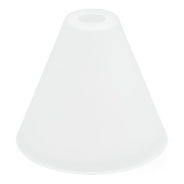 Vidro de substituição para candeeiro E27 diâmetro 23 cm branco