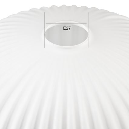 Vidro de substituição para candeeiro HARMA E27 14x25 cm branco