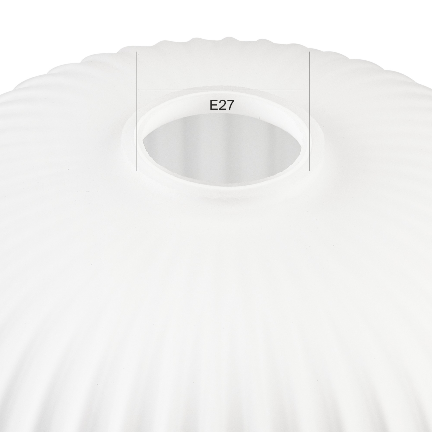 Vidro de substituição para candeeiro HARMA E27 18x20 cm branco