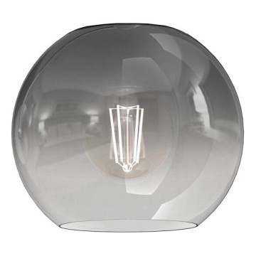 Vidro de substituição para candeeiro MONTE E27 diâmetro 20 cm fumado