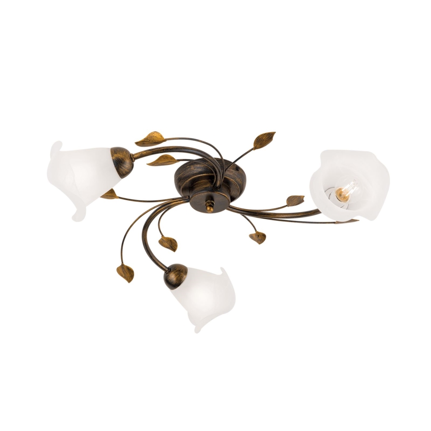 Vidro de substituição para candeeiro e lustre SISI E14 diâmetro 13 cm branco