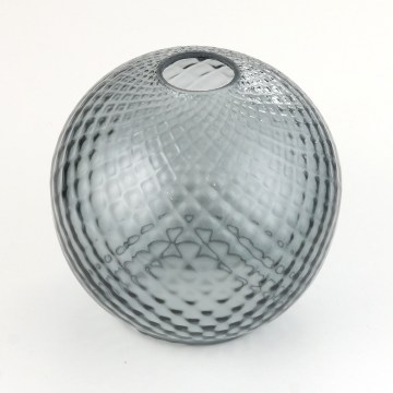 Vidro de substituição para lustre e aplique de parede DEVON E27 Ø 18 cm, cinza fumê