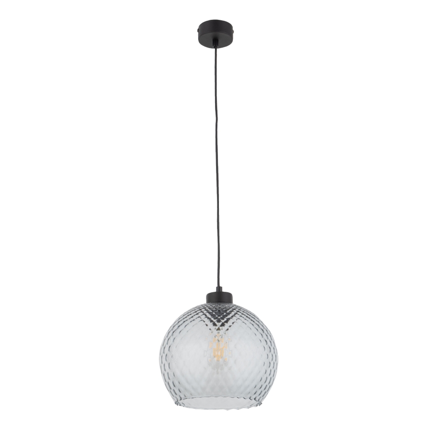 Vidro de substituição para lustre e aplique de parede DEVON E27 Ø 18 cm, cinza fumê
