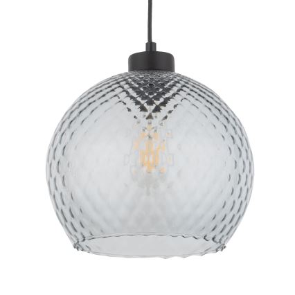 Vidro de substituição para lustre e aplique de parede DEVON E27 Ø 18 cm, cinza fumê