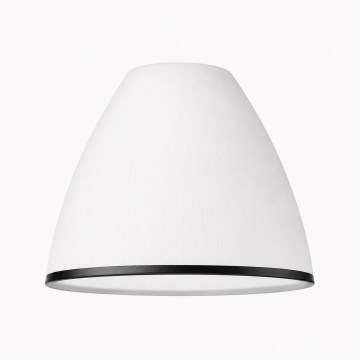 Vidro de substituição para lustre e aplique de parede RETRO, ANTICO E27, Ø 13 cm, branco/preto