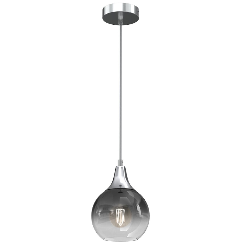 Vidro de substituição para lustre e aplique MONTE E27, Ø 15 cm, fumado