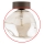 Vidro de substituição para lustre e candeeiro de parede LAVA E27, bege fumê