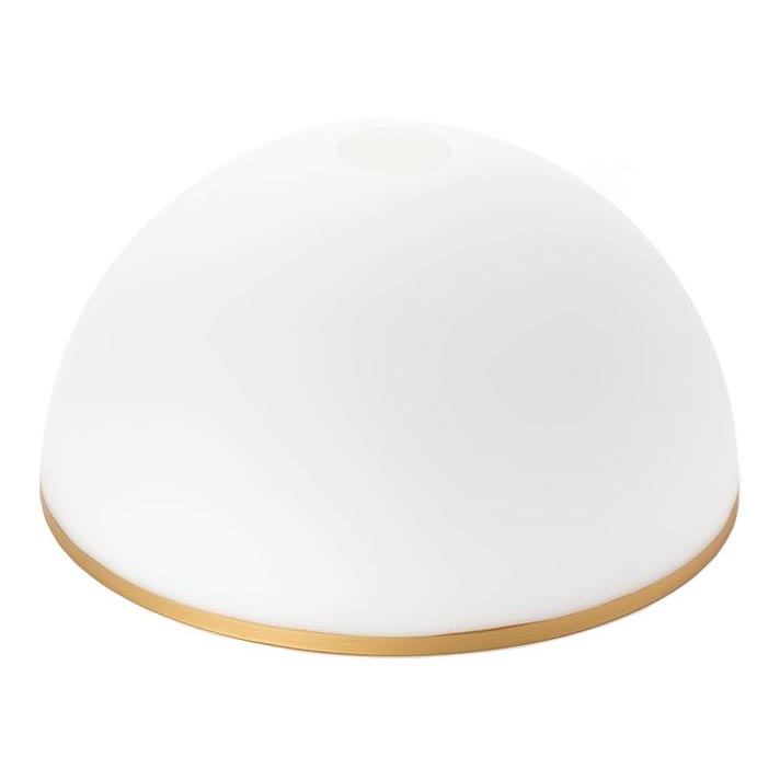 Vidro de substituição para lustre e candeeiro de pé OLD LAMP E27 diâmetro 30 cm branco/dourado