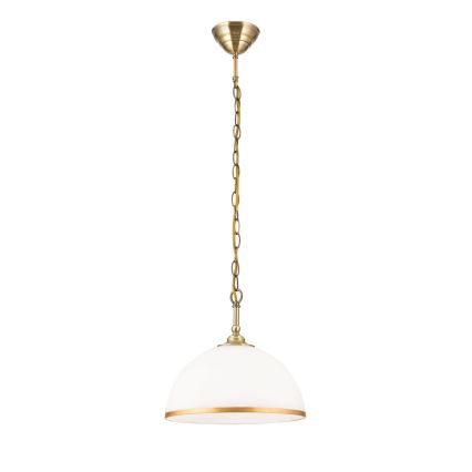 Vidro de substituição para lustre e candeeiro de pé OLD LAMP E27 diâmetro 30 cm branco/dourado