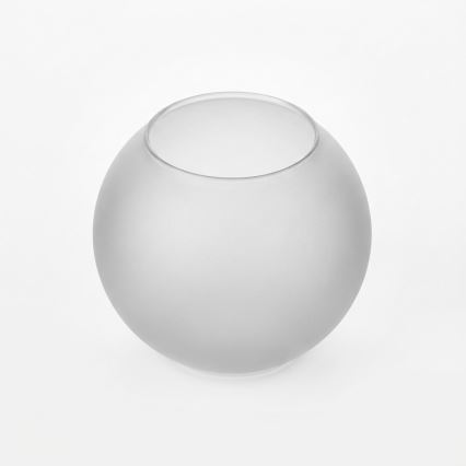 Vidro de substituição para lustre E27, diâmetro 15 cm, branco fosco